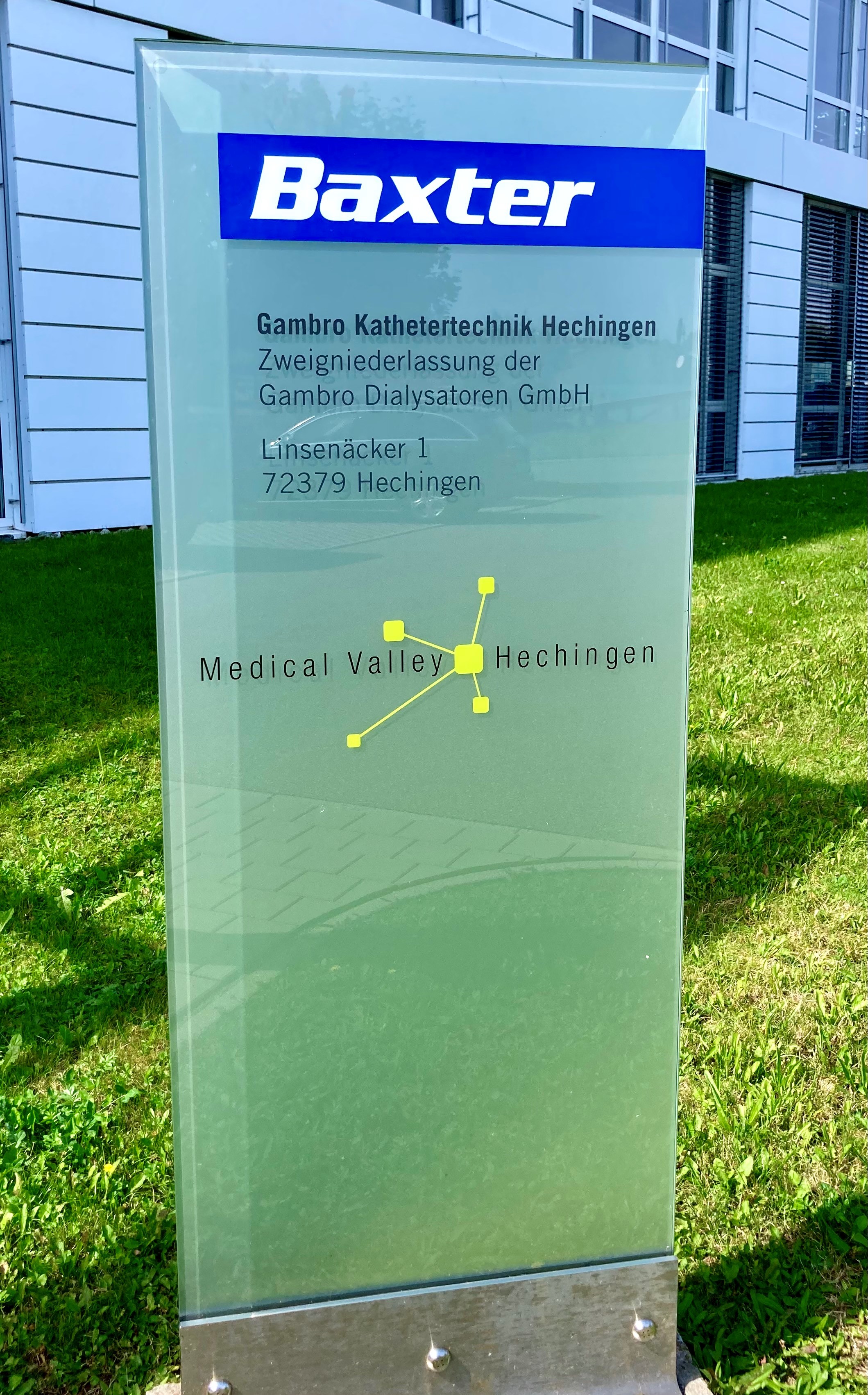 Umzug Medical-Valley Eingangsbereich